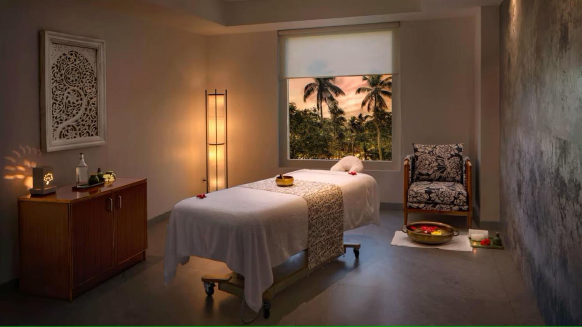 O By Tamara, Trivandrum Thiruvananthapuram Buitenkant foto A treatment room at the spa
